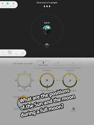 Moon phases assist android App screenshot 1