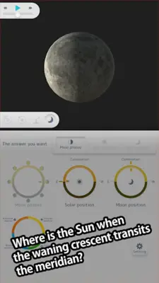 Moon phases assist android App screenshot 4